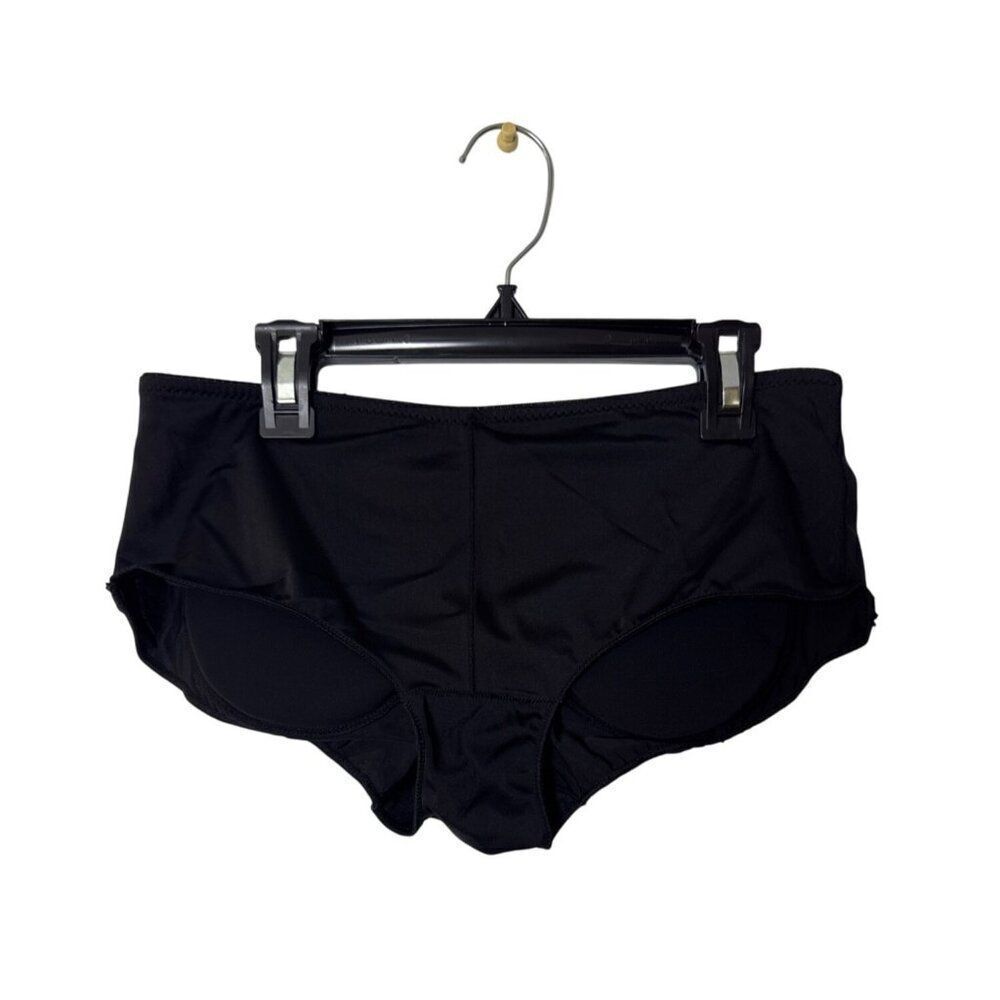 Skinnygirl Medium Black Padded Butt Lifter Shaping Underwear For Women - Picture 7 of 7